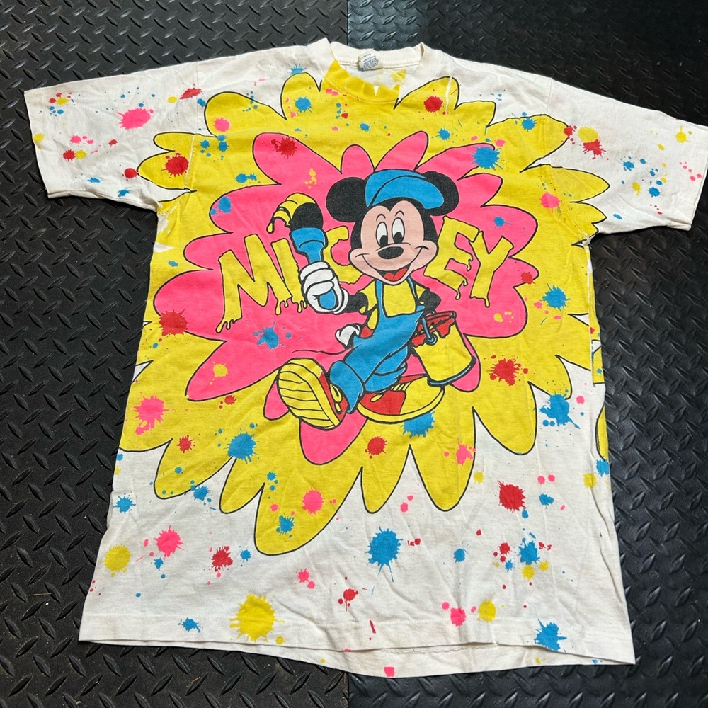 Vintage Disney Mickey Paint AOP